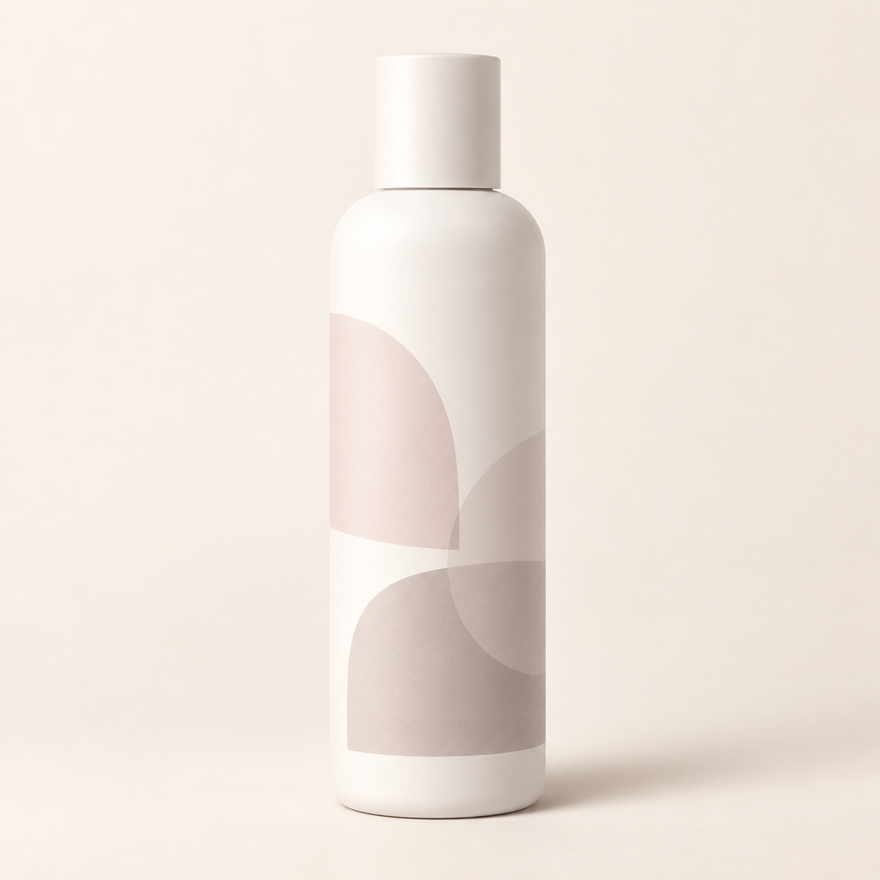 AI-generated illustration for SEEN Conditioner, Fragrance Free: a slim unbranded white bottle with muted accents; not official packaging.